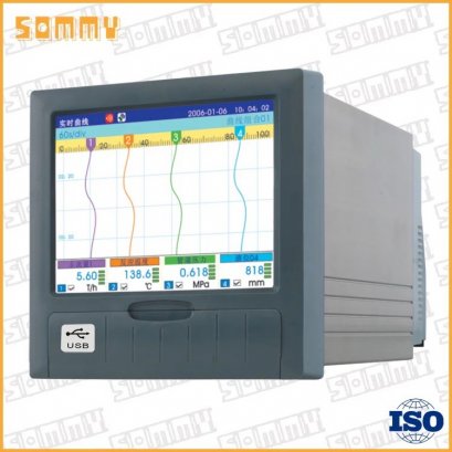 SX6108 , Sommy Recoder Paperless 8 Channel เครื่องบันทึกอุณหภูมิและค่าทางไฟฟ้า  / ราคา