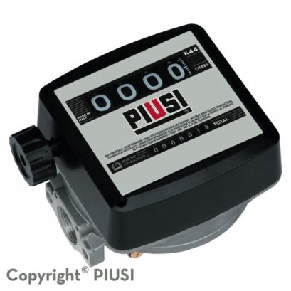 PIUSI model K33 (000550000) มิเตอร์วัดปริมาตร น้ำมันดีเชล Diesel แบบอนาล็อก (ขนาด 1” BSP) (ย่านวัด 20-120 L/min) Made in ITALY @ ราคา