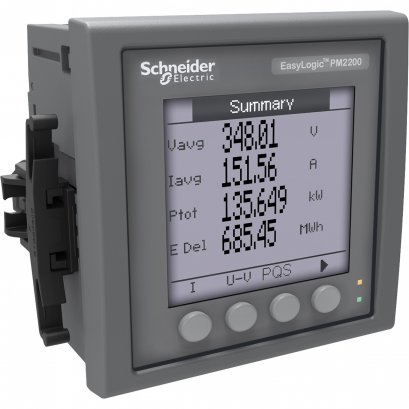 Schneider PM2230 ชไนเดอร์ พาวเวอร์มิเตอร์ POWER METER (RS-485) / EasyLogic , up to the 31st harmonic, LCD display, RS485, class 0.5S @ ราคา