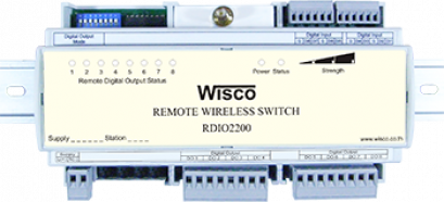 RDIO2200 WISCO : สวิทช์ควบคุมแบบไร้สาย Remote Wireless Switch (Type A) / ราคา 