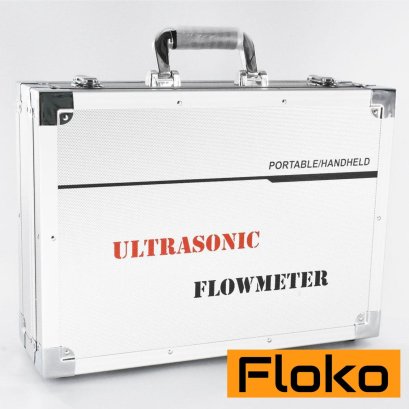 กล่องอลูมิเนียม กระเป๋าอลูมิเนียม สำหรับ เครื่องวัดอัตราการไหลของเหลว Portable Handheld Ultrasonic Clamp On Flow Meter @ ราคา