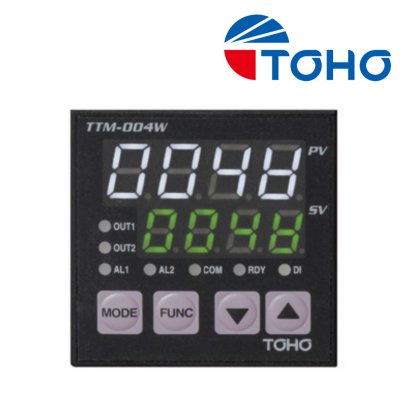 TOHO TTM-004W-I-ABV เครื่องวัดและควบคุมอุณภูมิ Digital Temperature Controller (48x48 mm.) (Output Current 4-20mA) @ ราคา