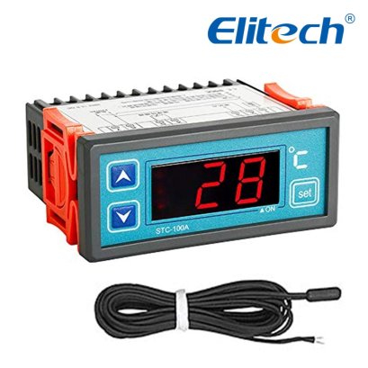 Elitech เครื่องวัดและควบคุมอุณหภูมิดิจิตอล 220V ทำความร้อน ทำความเย็น รุ่น STC-100A @@@ ราคา