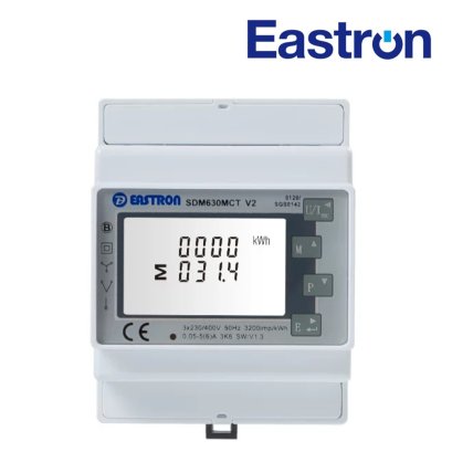 Eastron SDM630MCT V2 พาวเวอร์มิเตอร์ชนิดรางดิน แบบต่อ CT ภายนอก Power meter CT /1A และ /5A Input Modbus RS485 &amp; Pulsed Outputs  @ ราคา