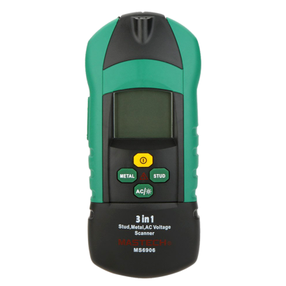 MASTECH MS6906 เครื่องหาโลหะแนวท่อในผนัง สแกนผนัง MASTECH MS6906 Stud Metal Finder: Accurate Stud and Metal Detection Tool MS-6906 / ราคา