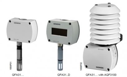 SIEMENS QFA Series เซนเซอร์อุณภูมิ ซีเมนต์ Room sensors / QFA3100 / QFA4160 /  QFA4160D / QFA4171 / QFA4171D / QFA3101 / QFA3160 / QFA3160D / QFA2000 / QFA3171 / QFA2020 / QFA2060 / QFA3171D / QFA2060D / QFA2071 / AQF3101 / AQF3150 / AQF3100 / AQF4150 / A