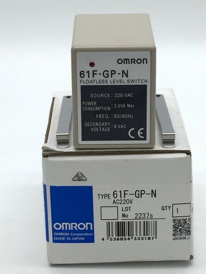 Omron 61F-GP-N (AC220V) รีเลย์สำหรับเครื่องควบคุมระดับแบบก้านอิเล็กโทรด Floatless Level Switch  (made in japan)   @ ราคา