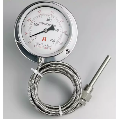 "HD" WTZ-400 (0-400°C) เกจ์วัดอุณหภูมิแบบท่อแคปปิลารี่ Thermometer Gauge capillary @ ราคา