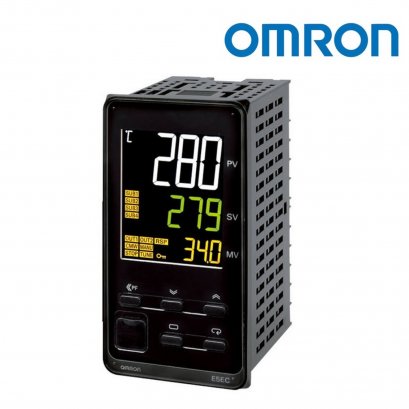 Omron E5EC-QX2ASM-008 เครื่องวัดและควบคุมอุณภูมิแบบดิจิตอล Digital Temperature Controller (48x96 มม.) (Output SSR) (HB-HS Alarm) (2 EVEN input) (RS-485) @ ราคา