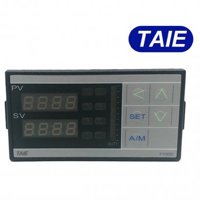 TAIE FY600-101000 เครื่องวัดและควบคุมอุณภูมิ Digital Temperature Controller (Size 48x96 mm. แนวนอน) (Supply 15-50VDC) (1 Output Relay) (1 Alarm Relay) (Input K 0-1200C)  @ ราคา