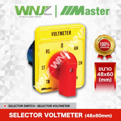 Selector VoltMeter (YH5/3-S) 48x60mm.