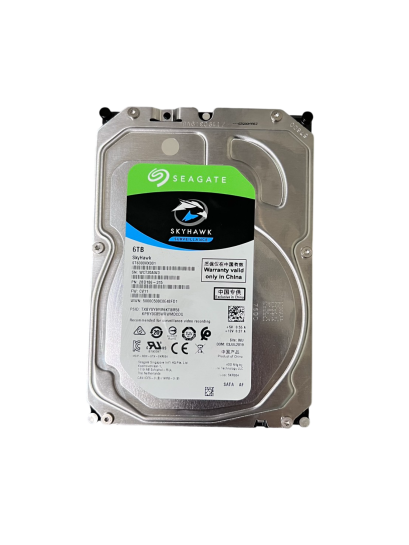 HDD CCTV 6TB SKYHAWK SEAGATE 3.5" 5900 RPM SATA3 6Gb/s ฮาร์ดดิสก์ซีเกท