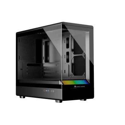 mATX Case (MS-01 Black) Jungle Leopard by LWC