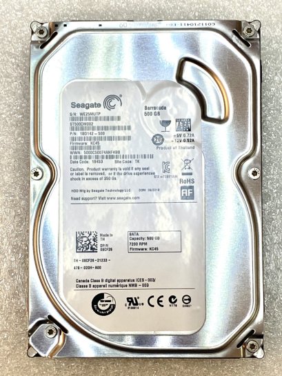 Harddisk  PC 3.5" 500GB SATA II Seagate