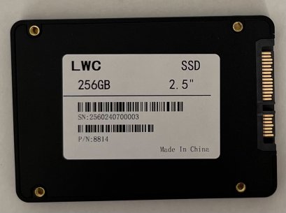 Harddisk SSD (Solid State Drive) ความจุ 256GB