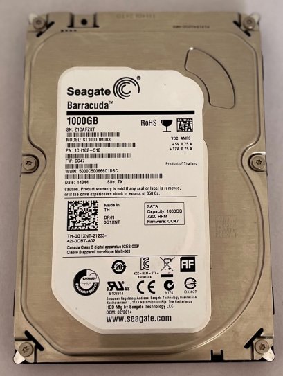 Harddisk 3.5" 1TB SATA PC Seagate ลดราคา ล้างสต๊อก