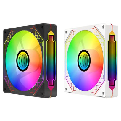 FAN CASE 120mm BLOCK FAN ARGB+PWM JUNGLE LEOPARD (BLACK)