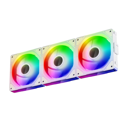 FAN CASE 120mmx3 JUNGLE LEOPARD BLOCK FAN ARGB (WHITE)