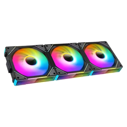 FAN CASE 120mmX3 JUNGLE LEOPARD BLOCK FAN ARGB (BLACK)