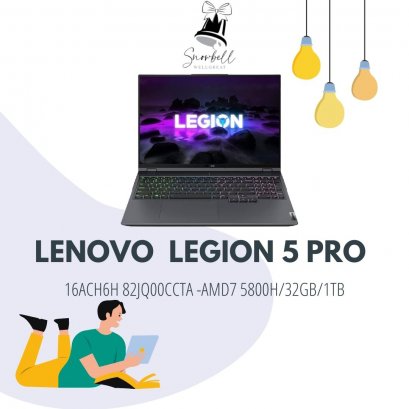 LENOVO Notebook Legion 5 Pro 16ACH6H 82JQ00CCTA -AMD7 5800H/32GB/1TB