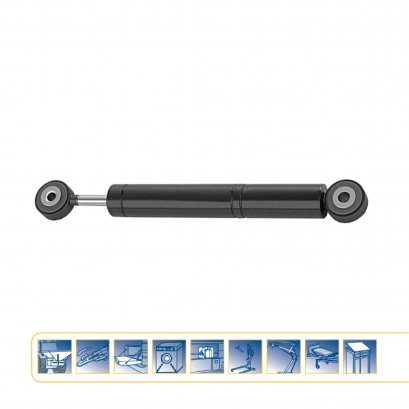 โช๊คอัพแก๊สดึงลงรุ่น STAB-O-SHOC 74/235 มม.พร้อมอุปกรณ์ยึดบานไม้