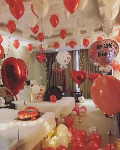 ตกแต่งสถานที่ด้วยลูกโป่ง