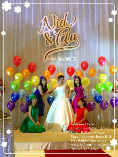 5 ไอเดีย จัดงานแต่งให้ชิค ด้วยช่อลูกโป่ง