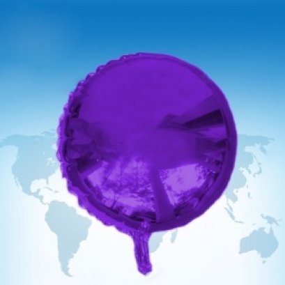ฟอยล์กลม สีม่วง