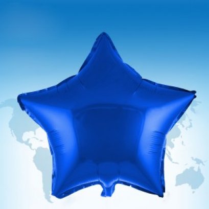 ฟอยล์ดาว 18&quot; สีน้ำเงิน