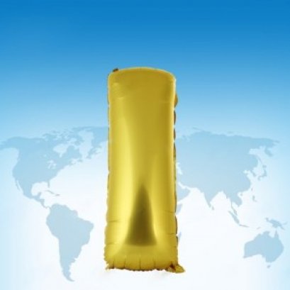 ฟอยล์ตัวอักษร 40 นิ้ว สีทอง I