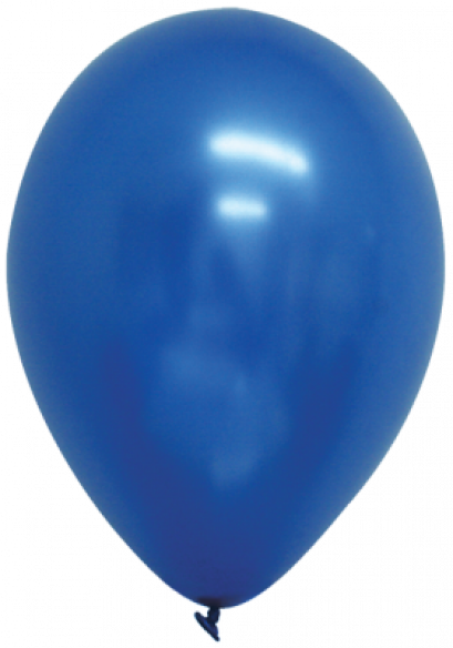 ลูกโป่งกลมเนื้อมุก 12 นิ้ว สีน้ำเงิน