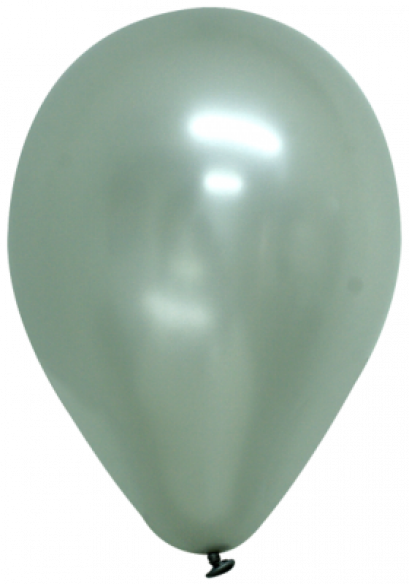 ลูกโป่งกลมเนื้อมุก 12 นิ้ว สีเงิน