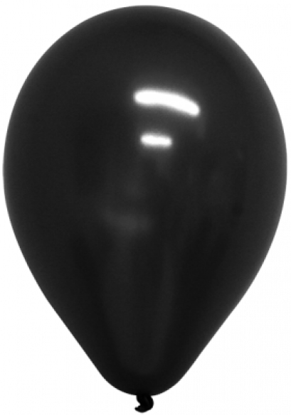 ลูกโป่งกลมเนื้อมุก 12 นิ้ว สีดำ