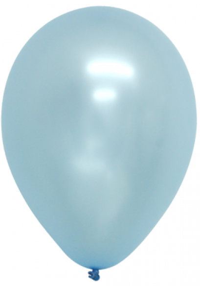 ลูกโป่งกลมเนื้อมุก 12 นิ้ว สีฟ้าอ่อน