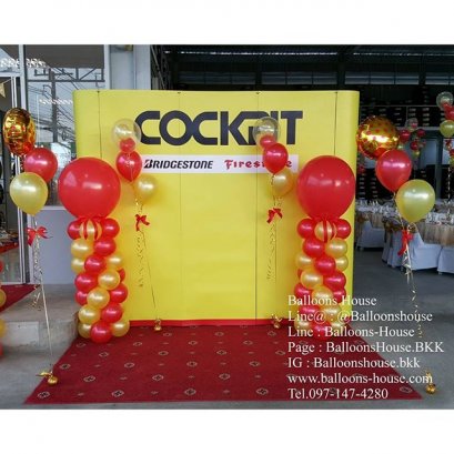 เสาลูกโป่งคู่