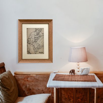 Reading Action | An Old Man