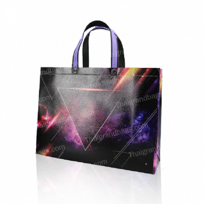 ถุงผ้าสปันบอนด์ลายอวกาศ 