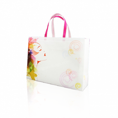 ถุงผ้าสปันบอนด์ลายผู้หญิง