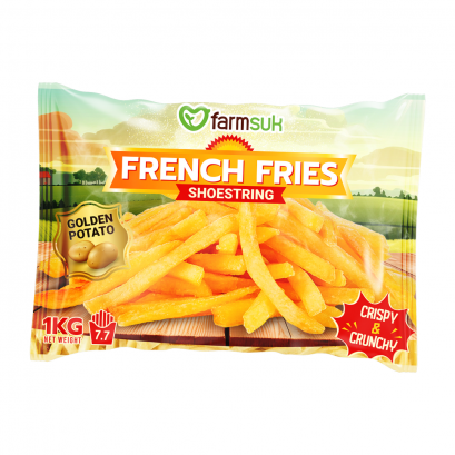 Farmsuk Frozen French Fries Straight Cut 7 mm