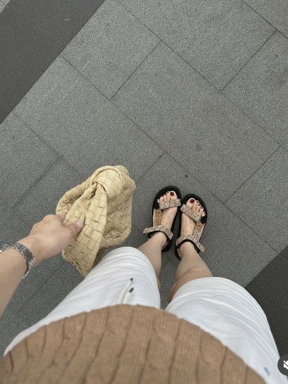 SANDALS “BROWN BALI"