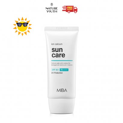 Miba Ion Calcium Sun Care SPF50+/PA++++ / มีบ้า แคลเซียม ครีมกันแดด เอสพีเอฟ 50+ พีเอ++++