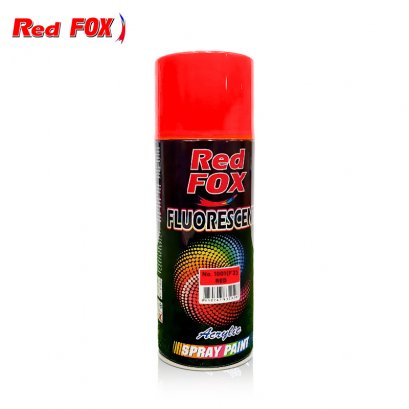 สีสเปรย์  Red Fox Fluorescent สีแดงสะท้อนแสง RED No. 1001 (F2)