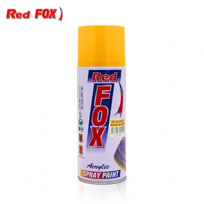 สีสเปรย์ Red Fox สีเหลืองกลาง MEDIUM YELLOW No. 25 (241)