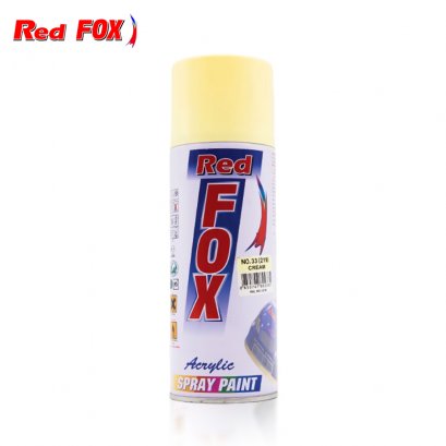 สีสเปรย์ Red Fox สีครีม CREAM No. 33 (219)