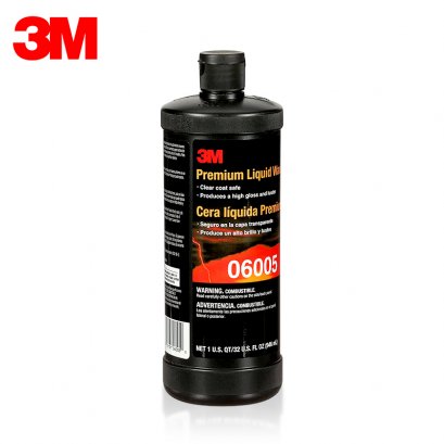 น้ำยาเคลือบเงา น้ำยาเคลือบรถ พรีเมี่ยม แวกซ์ 946 มล. 3M PREMIUM LIQUID WAX - 06005