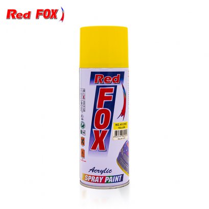 สีสเปรย์ Red Fox สีเหลือง YELLOW No. 41 (218)