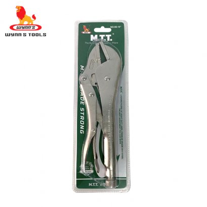 คีมล็อคปากตรง อย่างดี คีมฟันเลื่อย ขนาด10นิ้ว / WYNN'S - 88-10