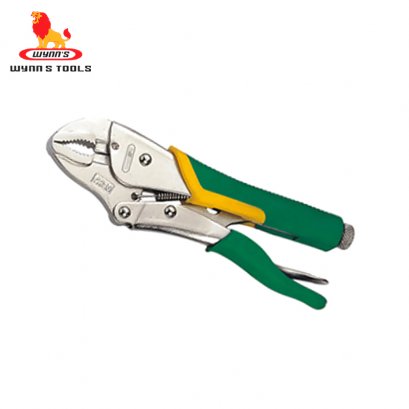 คีมล็อคปากโค้ง หุ้มยางหนา ขนาด 250 mm / WYNN&#039;S - W0125