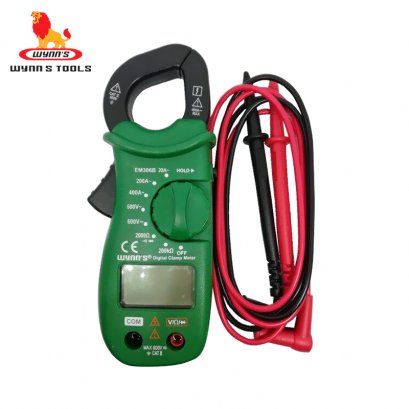 แคมป์มิเตอร์ดิจิตอล ใช้คล้องกับสายไฟ เพื่อสามารถอ่านค่าได้ทันที/ WYNN&#039;S - W0647