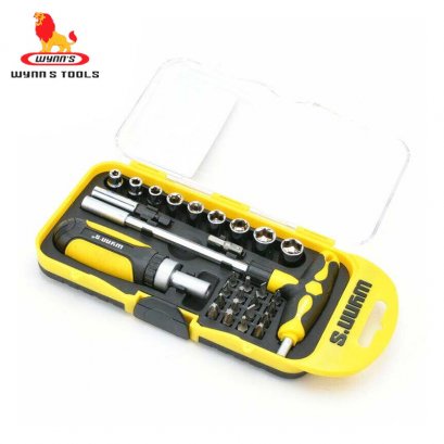 ชุดซ่อมรถยนต์ บล็อกและไขควง 29ตัว/ชุด WYNN&#039;S - W3223